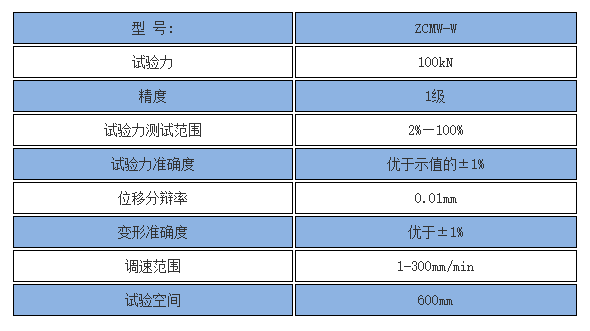 人造板萬能試驗(yàn)機(jī)10噸參數(shù)