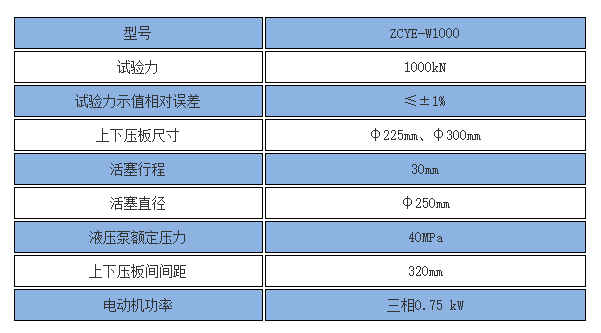 燒結磚壓力試驗機參數(shù)